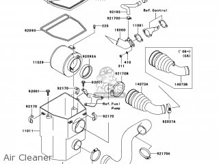 Air Cleaner - KAF400-A8F MULE610 2008 USA / 4X4
