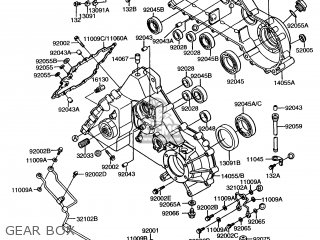 Kawasaki Kaf450-b1 Mule1000 1988 Usa parts list ... kawasaki mule 1000 electrical schematic 