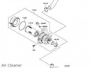 Air Cleaner - KAF620-G8F MULE3000 2008 USA