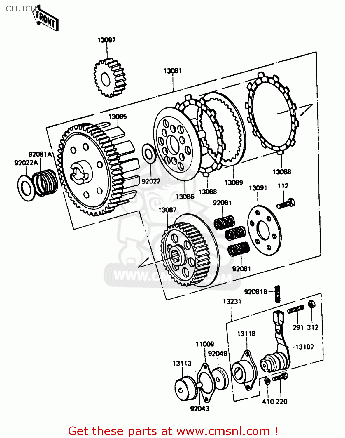 CLUTCH KC100C5 1987 USA