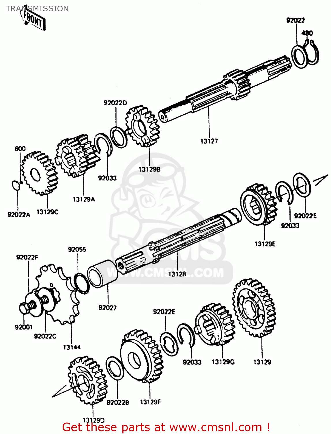 TRANSMISSION KC100C5 1987 USA