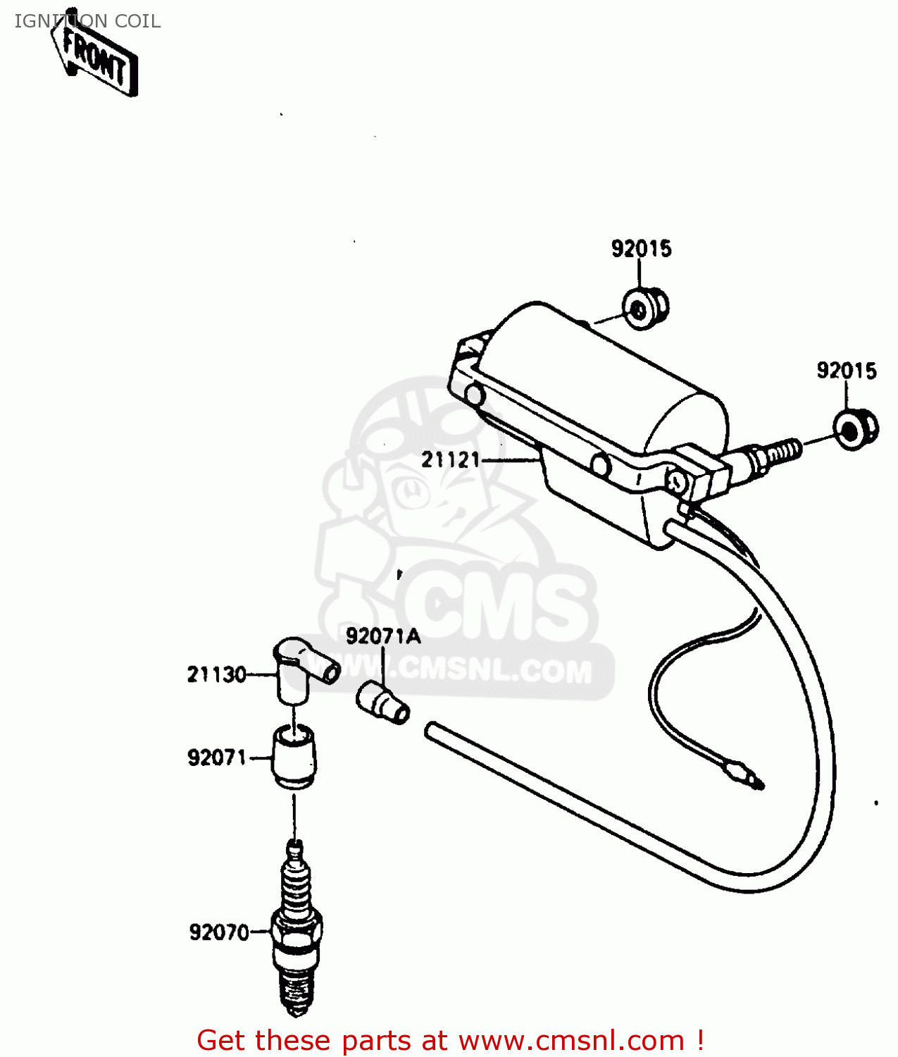IGNITION COIL KC100C5 1987 USA