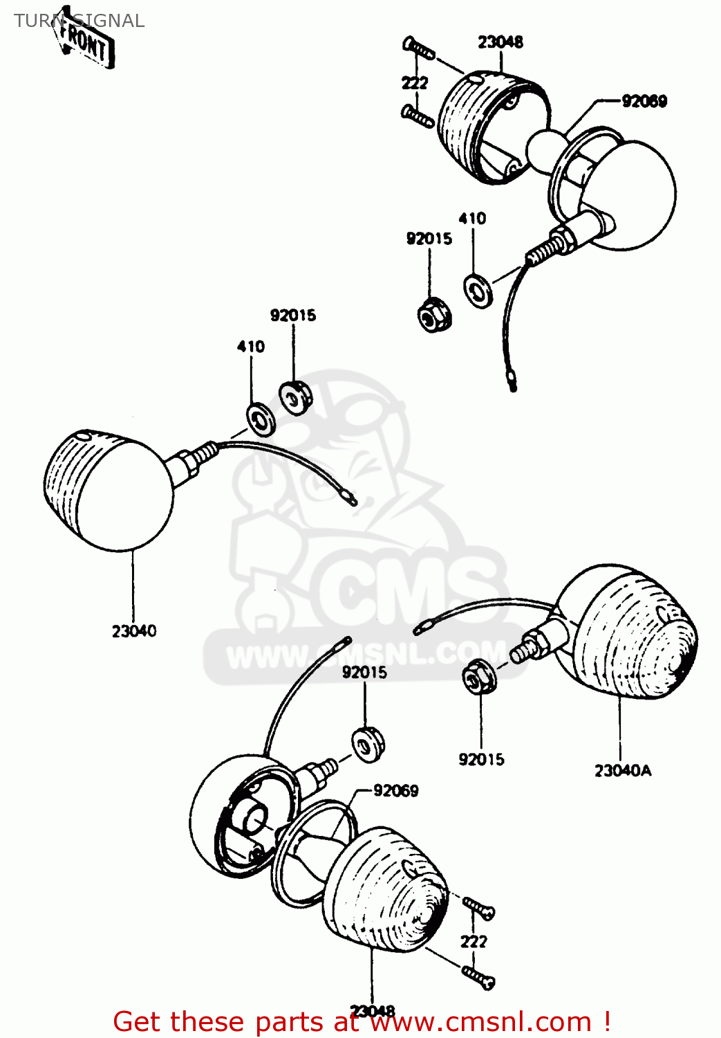 TURN SIGNAL KC100C5 1987 USA