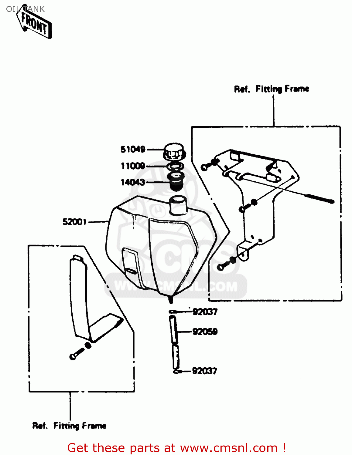 OIL TANK KC100C5 1987 USA