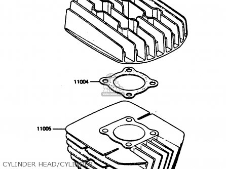 CYLINDER HEAD/CYLINDER - KC100C5 1987 USA