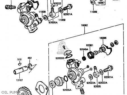 OIL PUMP - KC100C5 1987 USA
