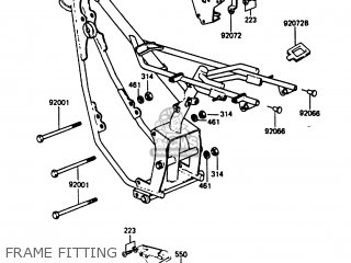 FRAME FITTING - KC100C5 1987 USA