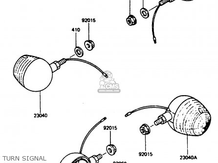 TURN SIGNAL - KC100C5 1987 USA