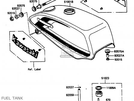 FUEL TANK - KC100C5 1987 USA
