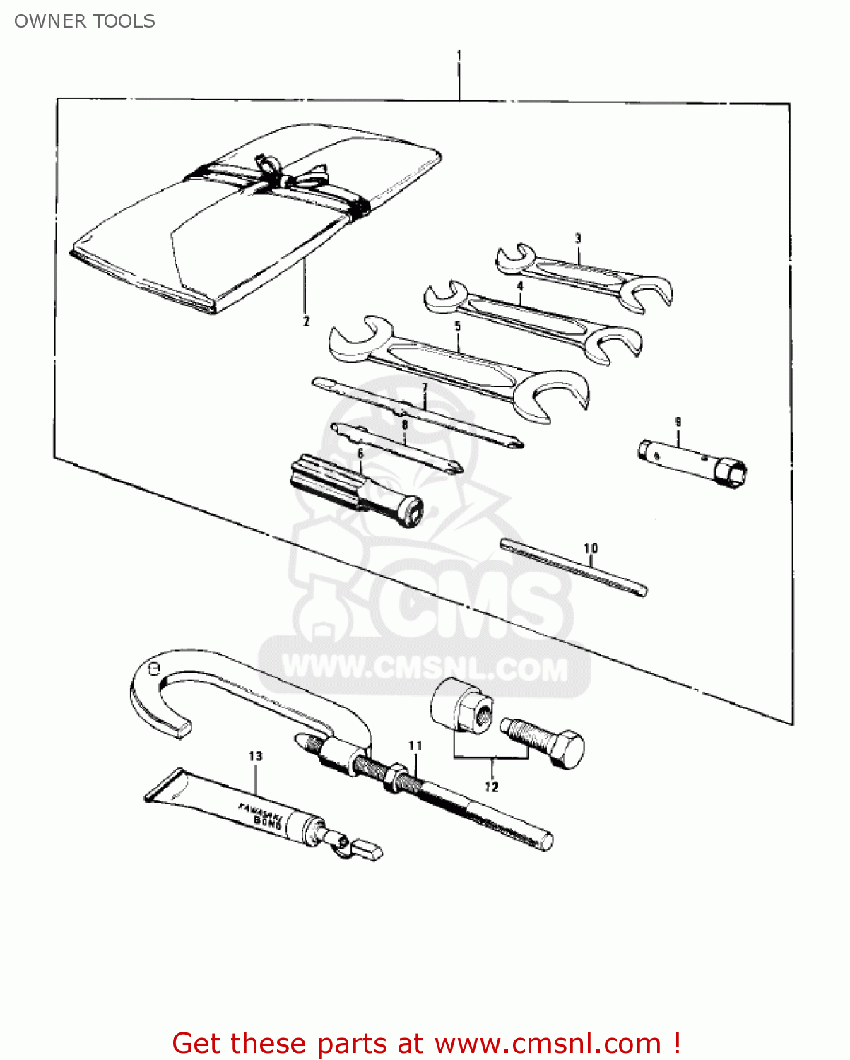 OWNER TOOLS KD100-M1 1976 CANADA