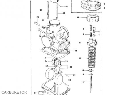 CARBURETOR - KD100-M1 1976 CANADA