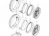 Kawasaki KD100-M3 1977 CANADA WHEELS TIRES