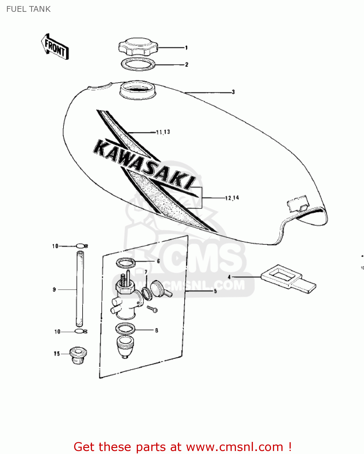 FUEL TANK KD100-M3 1977 CANADA