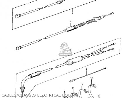 CABLES/CHASSIS ELECTRICAL EQUIPM - KD100-M3 1977 CANADA