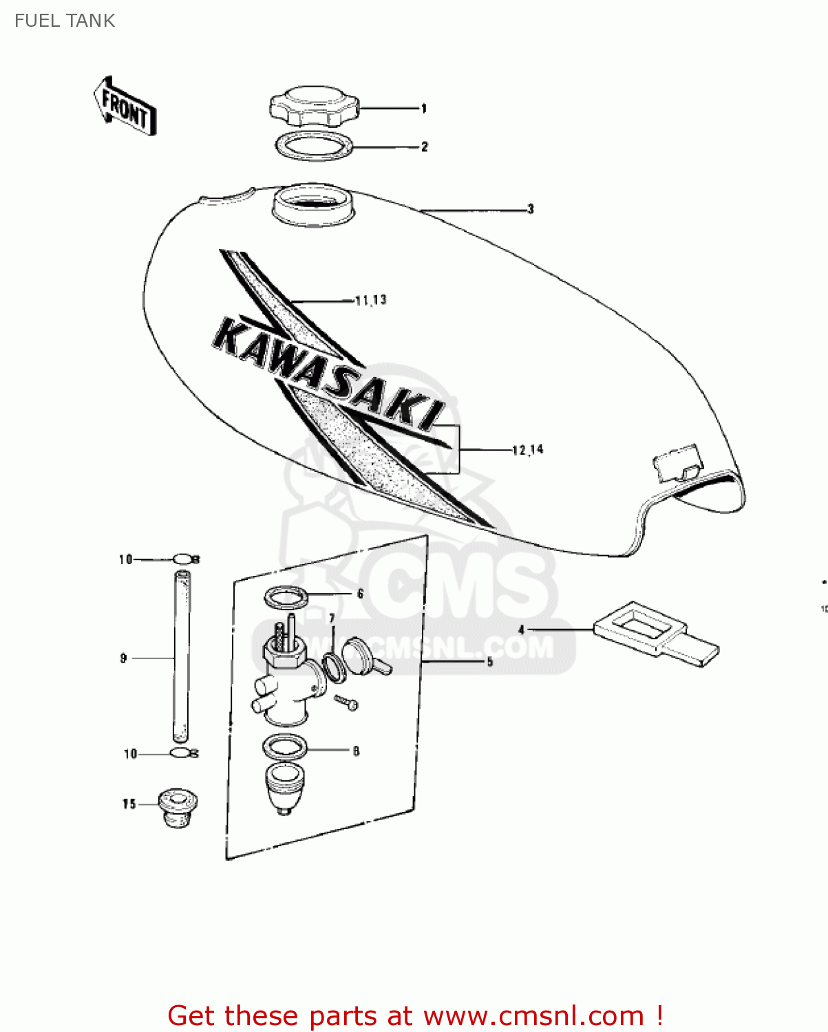 FUEL TANK KD100-M3 1978 CANADA