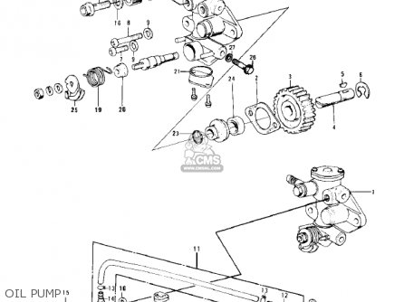 OIL PUMP - KD100-M3 1978 CANADA