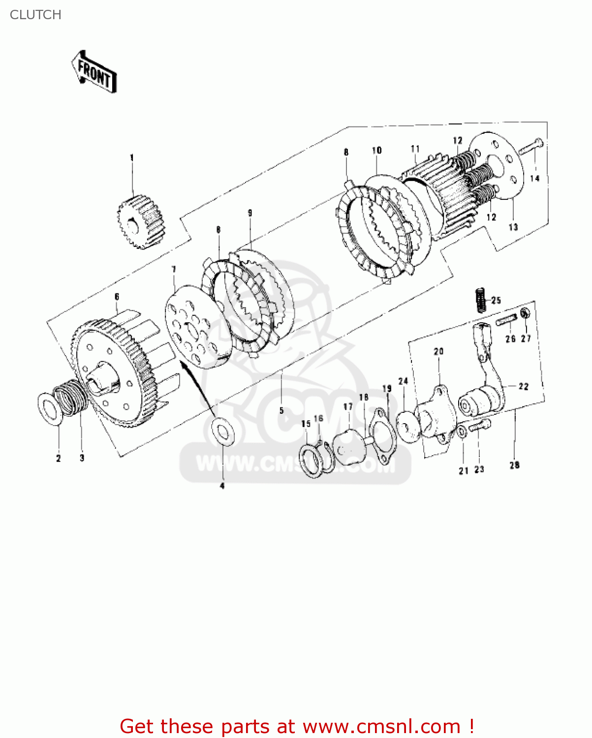 CLUTCH KD100-M4 1979 CANADA