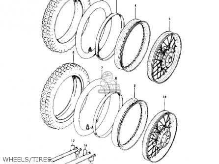WHEELS/TIRES - KD100-M4 1979 CANADA