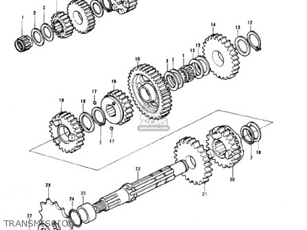 TRANSMISSION - KD175-A1 1976 CANADA