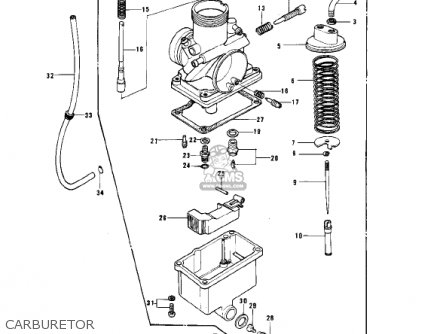 CARBURETOR - KD175-A1 1976 CANADA