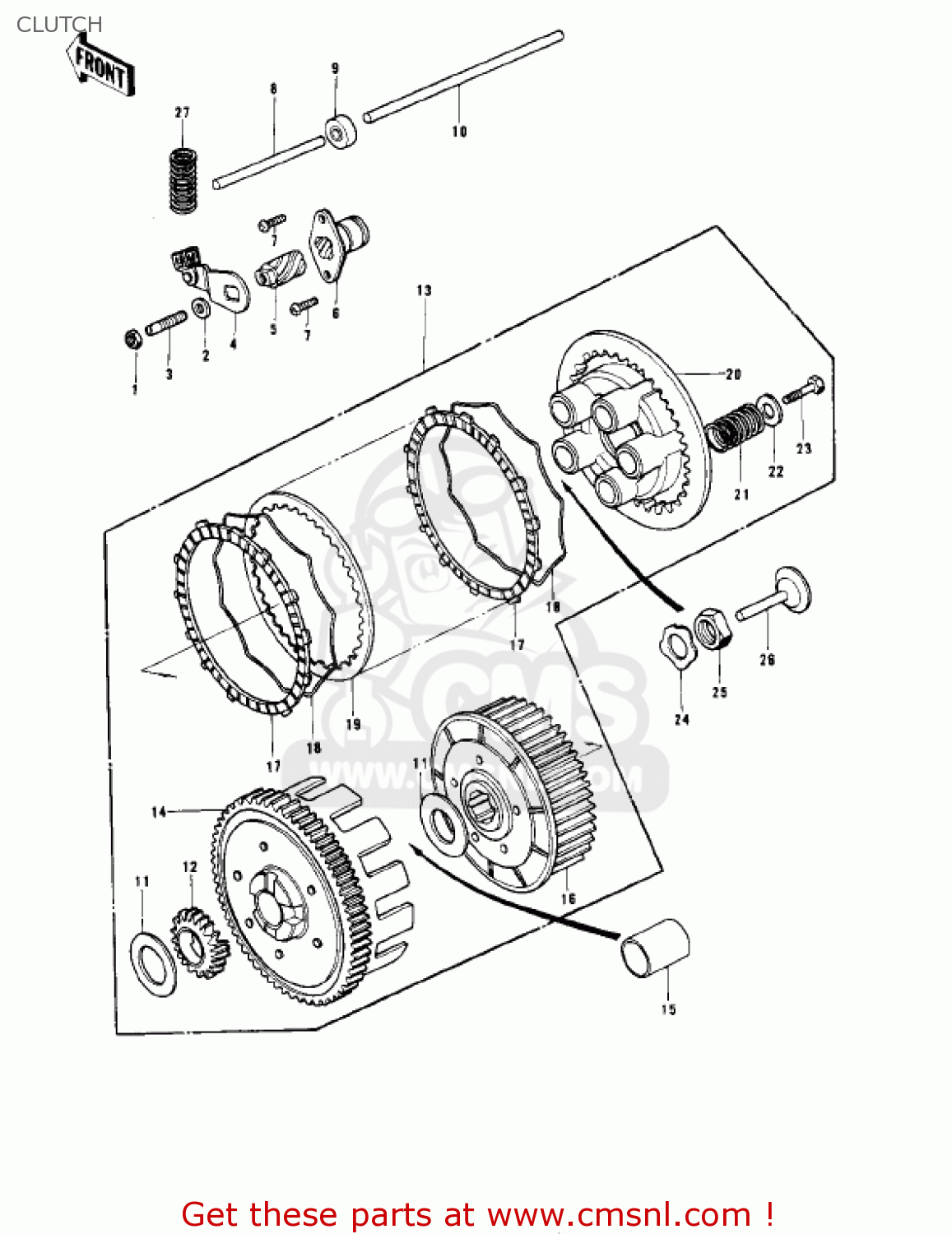 CLUTCH KD175-A2 1977 CANADA
