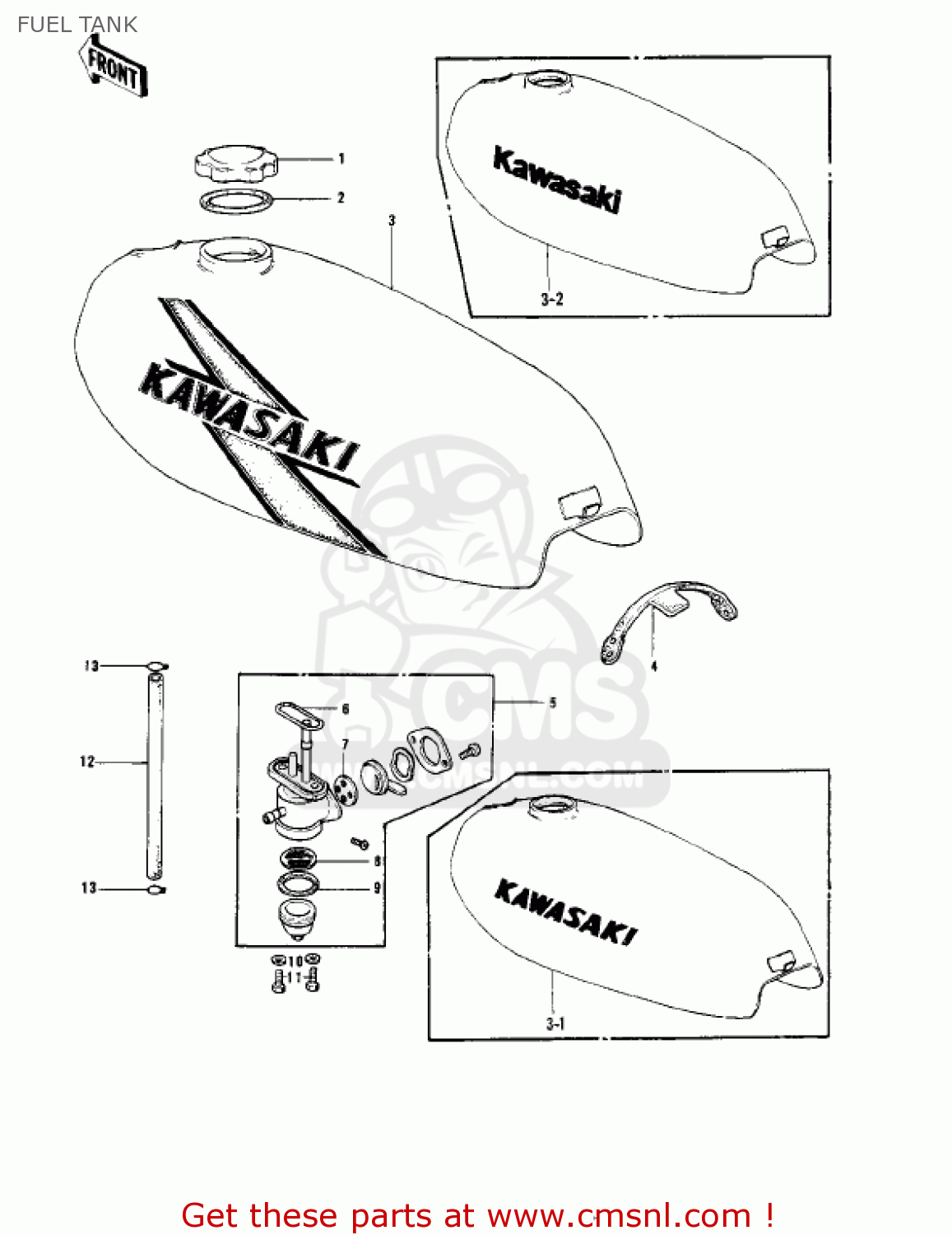 FUEL TANK KD175-A3 1978 CANADA