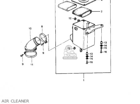 AIR CLEANER - KD175-A3 1978 CANADA