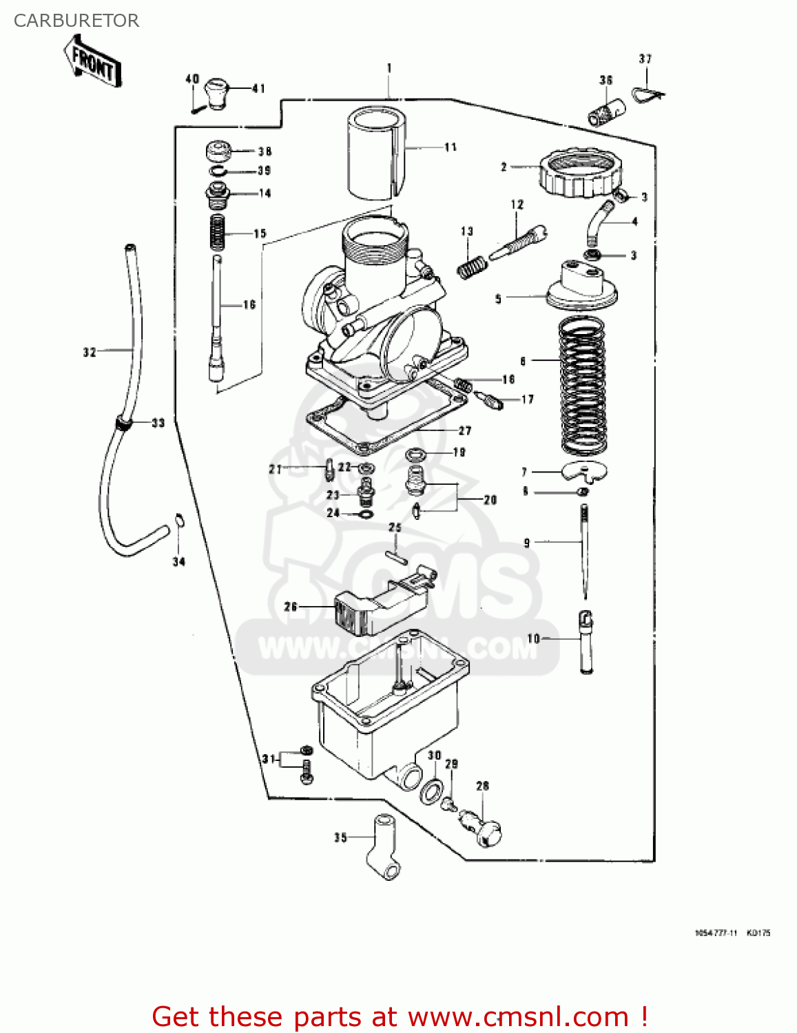 CARBURETOR KD175-A4 1979 CANADA