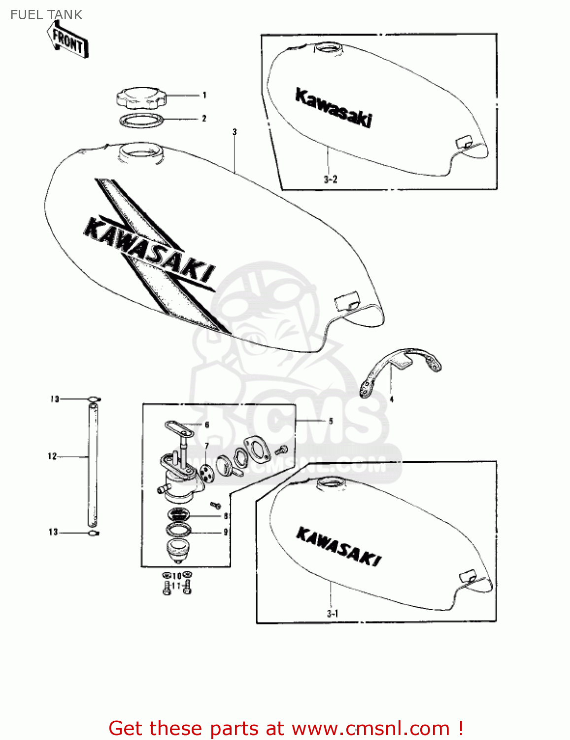 FUEL TANK KD175-A4 1979 CANADA