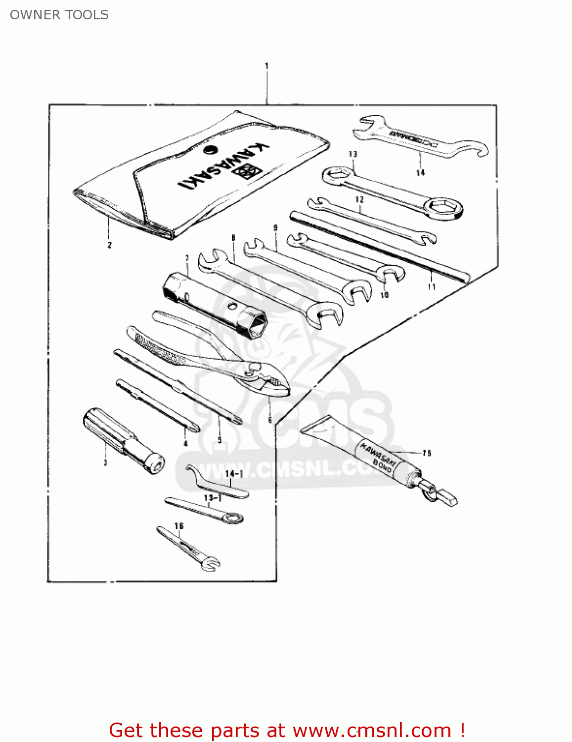 OWNER TOOLS KD175-A4 1979 CANADA
