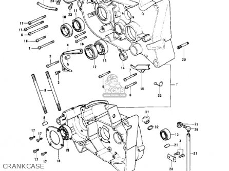 CRANKCASE - KD175-A4 1979 CANADA