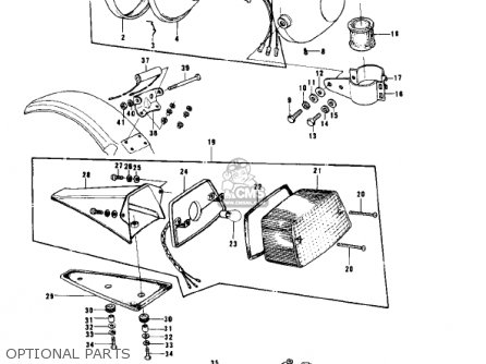 OPTIONAL PARTS - KD175-A4 1979 CANADA