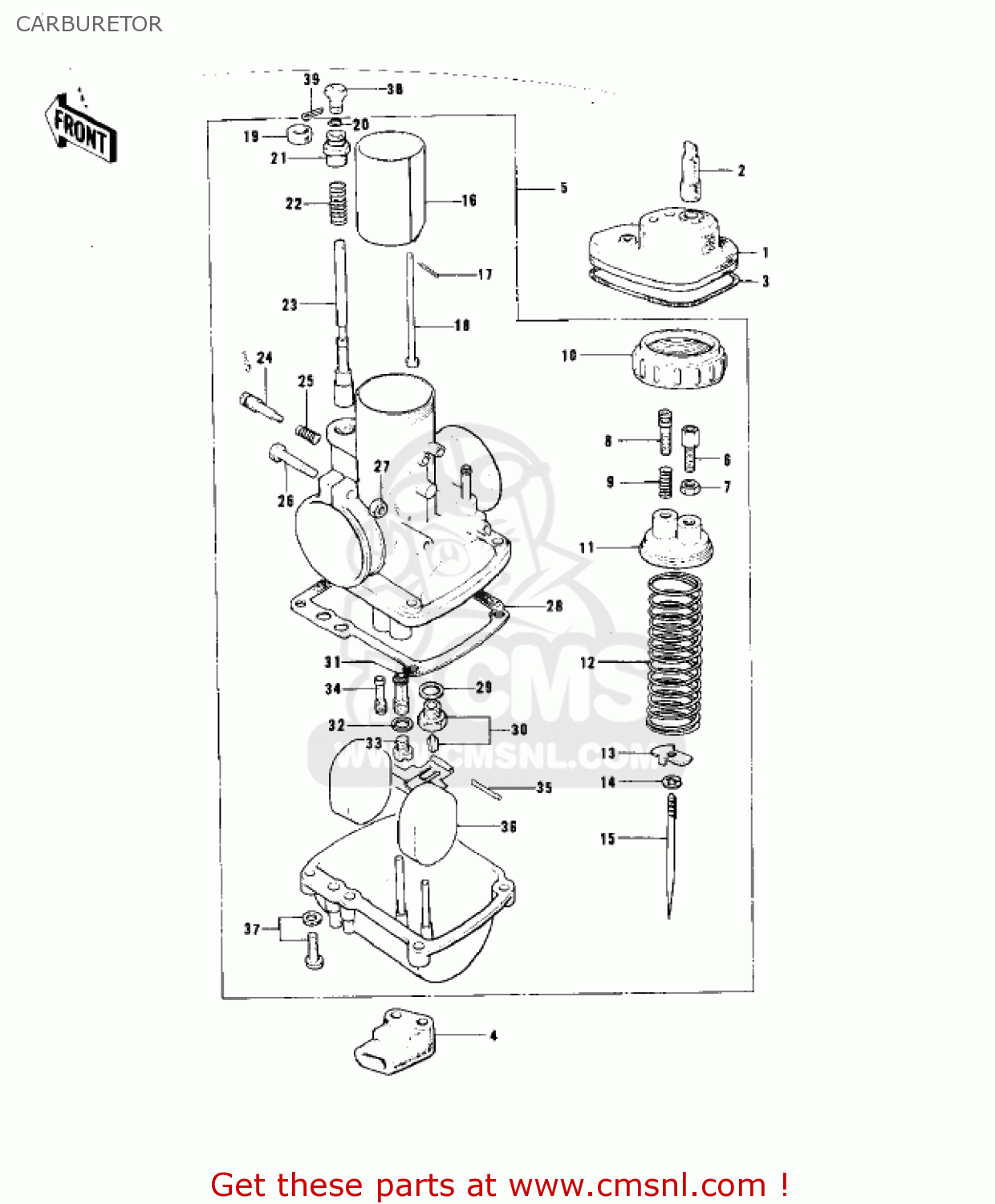 CARBURETOR KD80-A2 KD80 1976