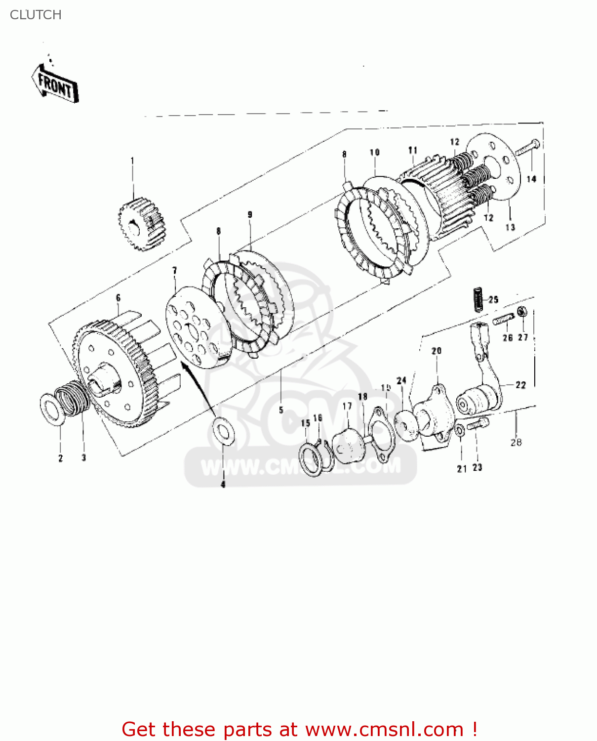 CLUTCH KD80 KD80 1975