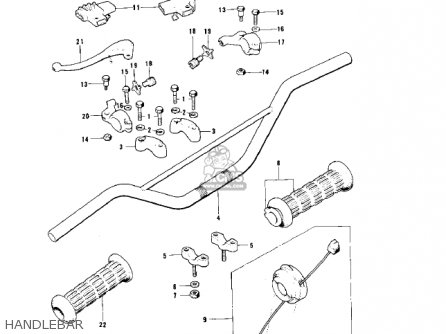 HANDLEBAR - KD80 KD80 1975