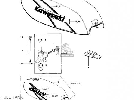 FUEL TANK - KD80 KD80 1975