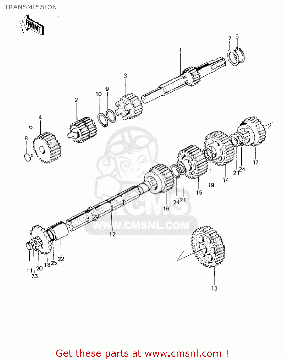 TRANSMISSION KD80-M1 KD80 1980