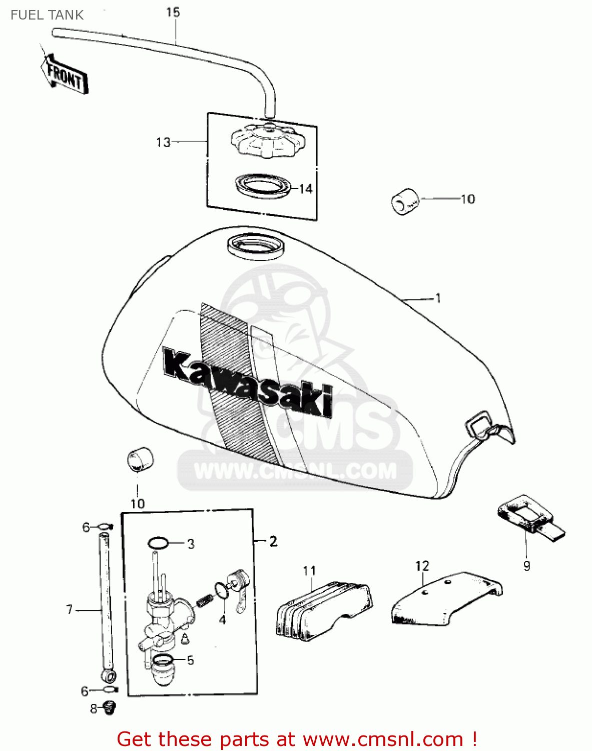 FUEL TANK KD80-M1 KD80 1980