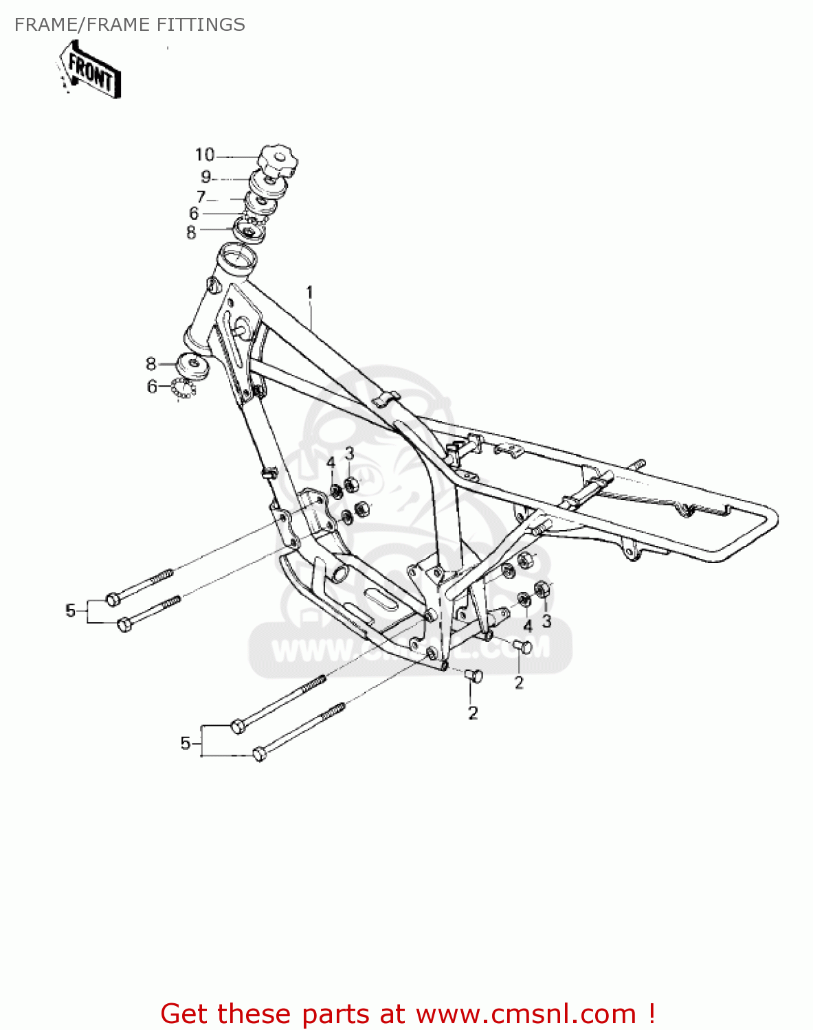 FRAME/FRAME FITTINGS KD80-M1 KD80 1980