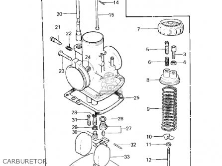 CARBURETOR - KD80-M1 KD80 1980