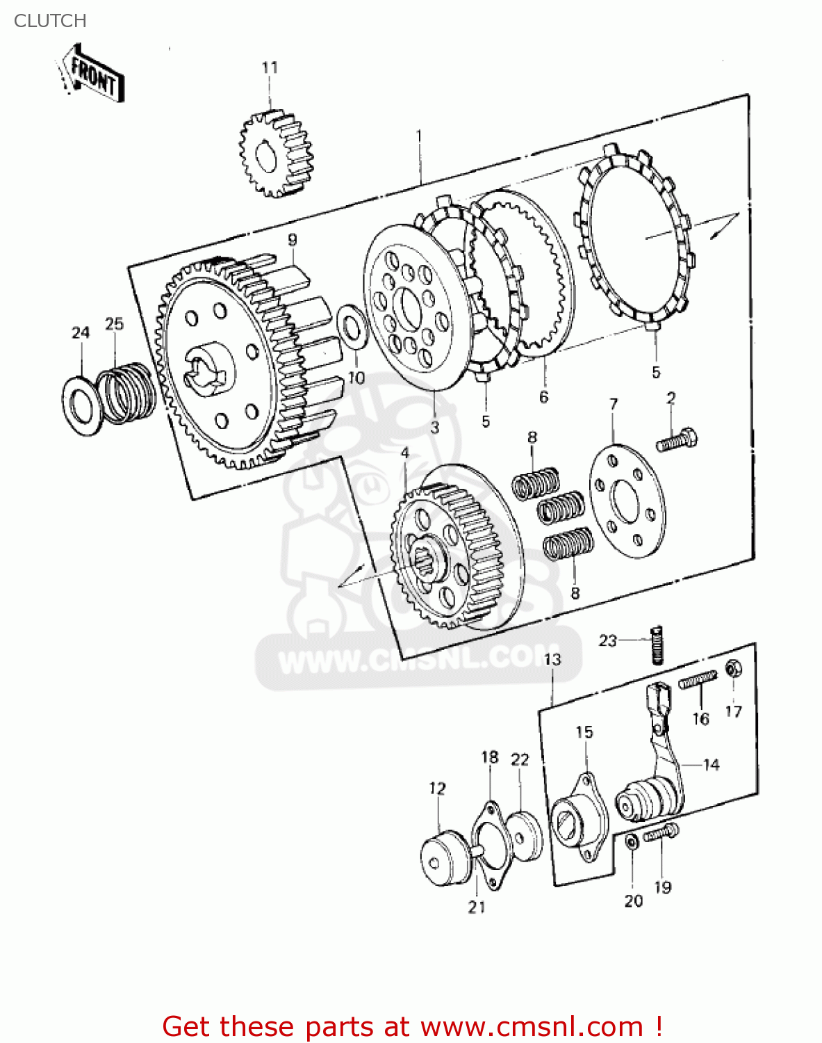 CLUTCH KD80-M2 KD80 1981