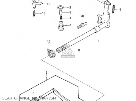 GEAR CHANGE MECHANISM - KD80-M2 KD80 1981