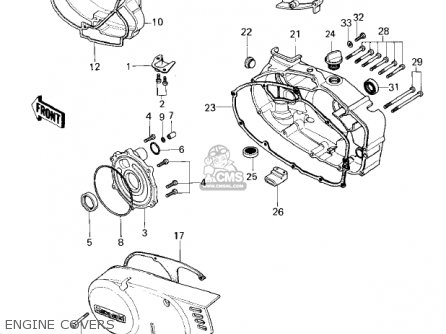 ENGINE COVERS - KD80-M2 KD80 1981