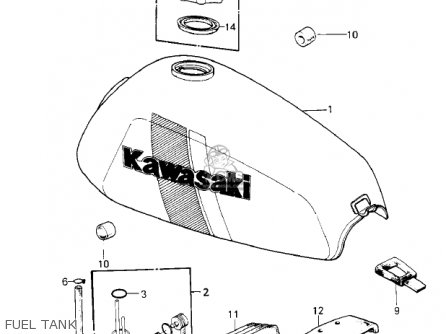 FUEL TANK - KD80-M2 KD80 1981