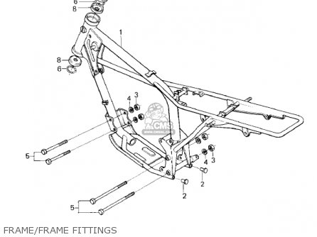 FRAME/FRAME FITTINGS - KD80-M2 KD80 1981
