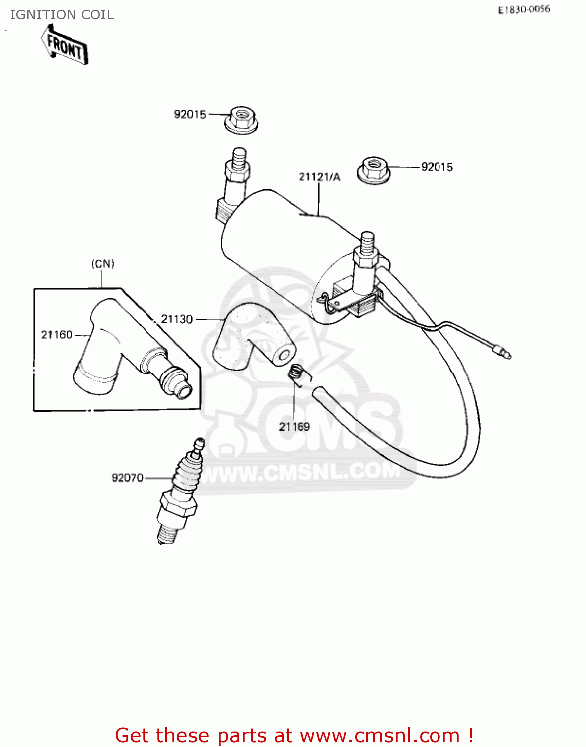 IGNITION COIL KD80-M3 KD80 1982 USA CN