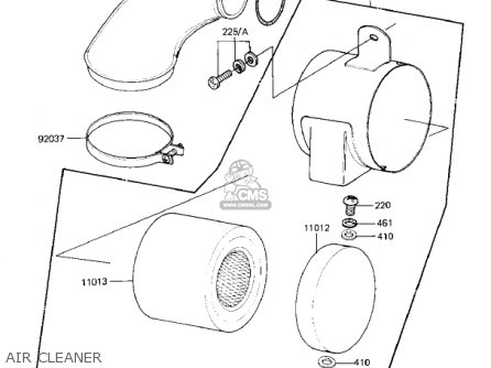 AIR CLEANER - KD80-M3 KD80 1982 USA CN