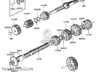 TRANSMISSION - KD80-M3 KD80 1982 USA CN