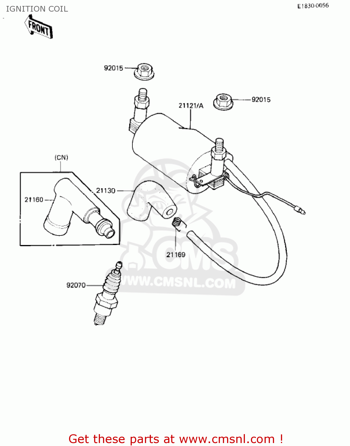 IGNITION COIL KD80-M4 KD80 1983