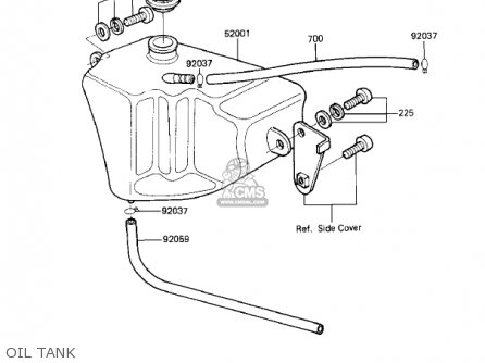 OIL TANK - KD80-M4 KD80 1983